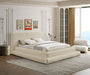 Meridian Furniture - Dane Beige Teddy Fabric Upholstered King Bed (3 Boxes) - DaneBeige-K - GreatFurnitureDeal