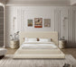 Meridian Furniture - Dane Beige Teddy Fabric Upholstered King Bed (3 Boxes) - DaneBeige-K - GreatFurnitureDeal