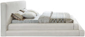Meridian Furniture - Dane Cream Teddy Fabric Upholstered Full Bed (3 Boxes) - DaneCream-F - GreatFurnitureDeal