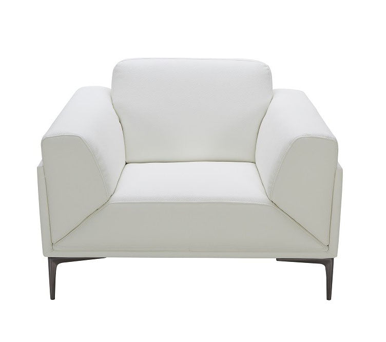 J&M Furniture - Davos White Chair - 182481-C-WHT - GreatFurnitureDeal