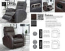 Parker Living - Devin Power Recliner in Pebble Brown (Set of 2) - MDEV#812-PPBR - GreatFurnitureDeal