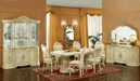 ESF Furniture - Leonardo 9 Piece Dining Room Set w/18 - LEONARDOTABLE-9SET - GreatFurnitureDeal