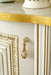 ESF Furniture - Leonardo 4-Door Buffet with Big Mirror in Ivory - LEONARDOBUFFET-M - GreatFurnitureDeal