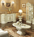 ESF Furniture - Leonardo 18" Extension Dining Table in Ivory - LEONARDOTABLE - GreatFurnitureDeal