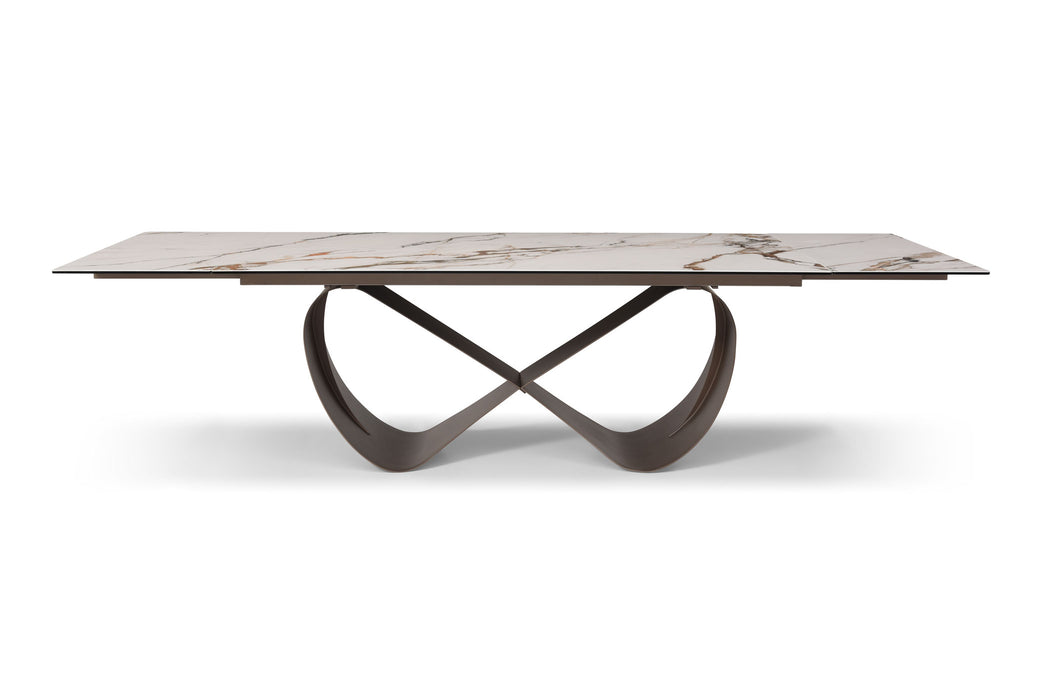 ESF Furniture - 9305 Dining Table in Bronze - 9305-DT - GreatFurnitureDeal