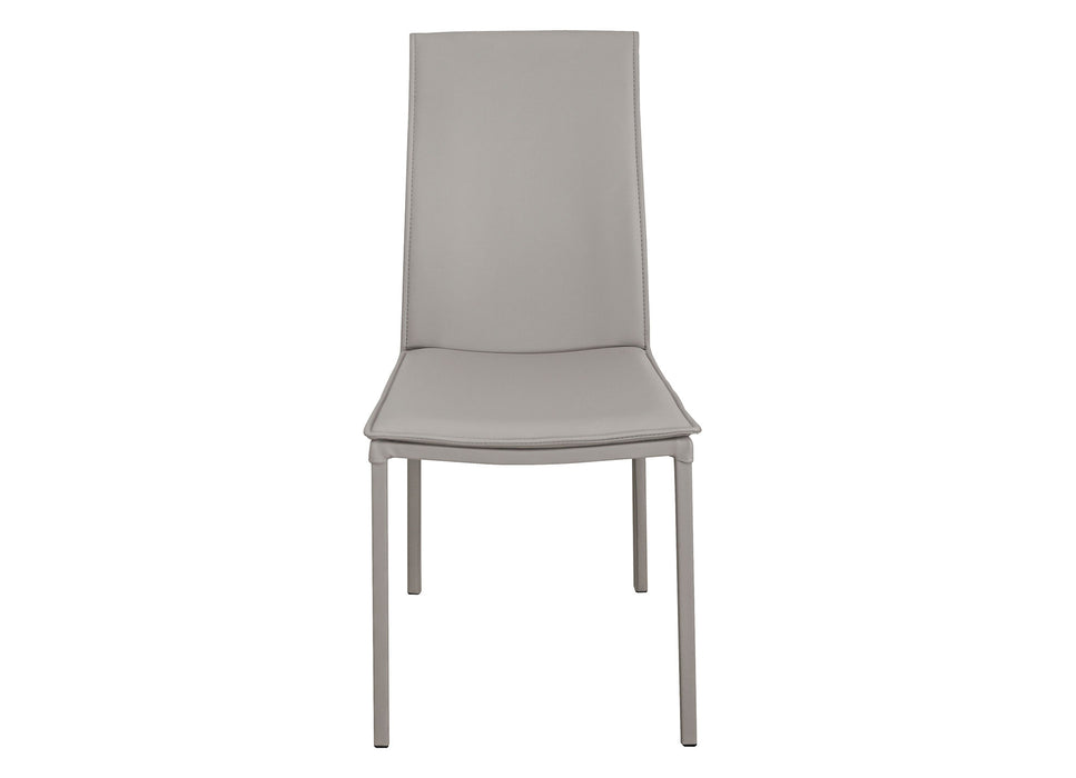 ESF Furniture - Aurora 5 Piece Dining Table Set in Grey - AURORA-DINING-5