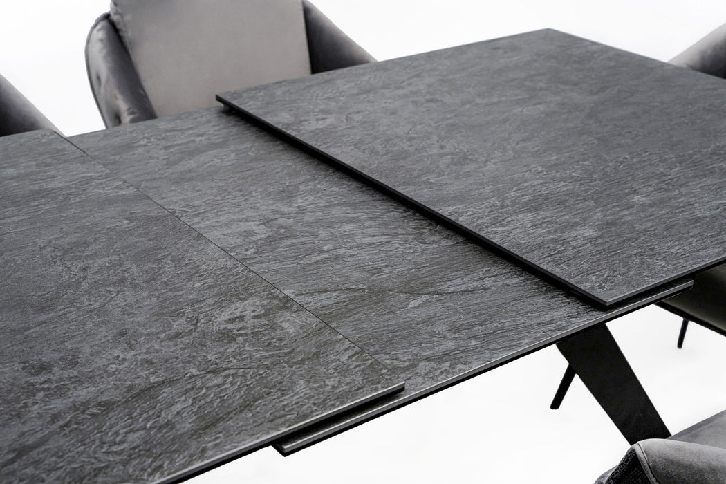 ESF Furniture - Aurora 7 Piece Dining Table Set - AURORA-DINING-7SET