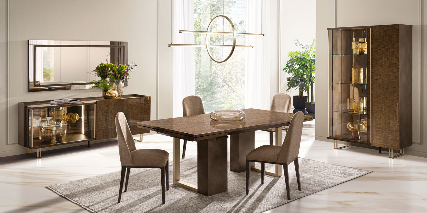 ESF Furniture - Fiamma Chair in Walnut (Set of 2) - FIAMMA-CHAIR