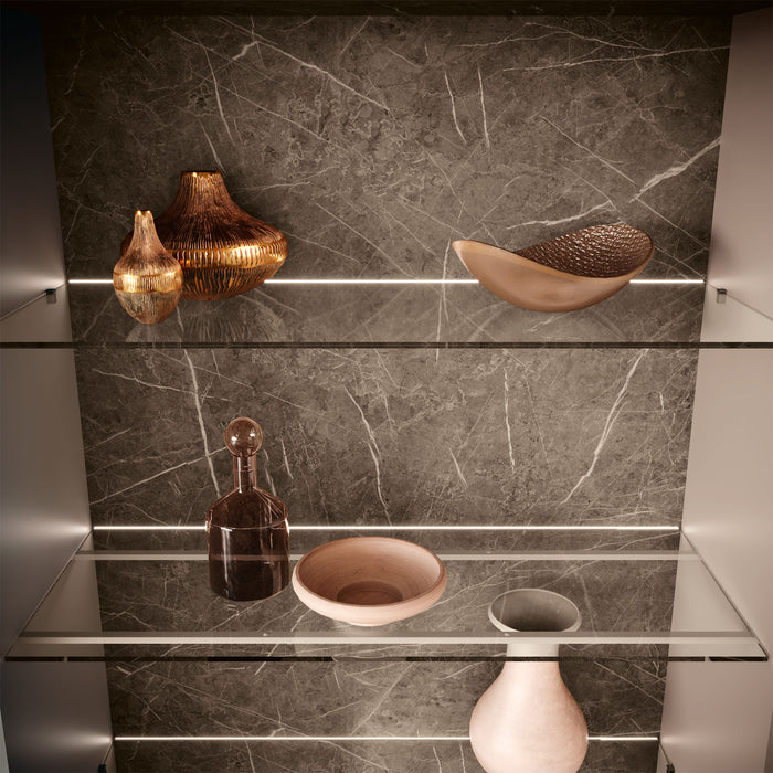 ESF Furniture - Fidia 2 Door Vitrine in High Gloss Lacquer - FIDIA-VITRINE - GreatFurnitureDeal