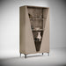 ESF Furniture - Fidia 2 Door Vitrine in High Gloss Lacquer - FIDIA-VITRINE - GreatFurnitureDeal