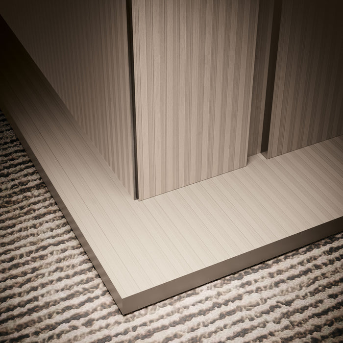 ESF Furniture - Fidia Dining Table w/ 17.7" Extension in High Gloss Lacquer - FIDIA-DT - GreatFurnitureDeal