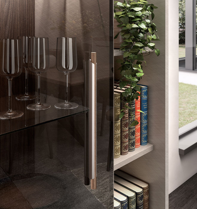 ESF Furniture - Nora 2 Door China in High Gloss Lacquer - NORA-CHINA - GreatFurnitureDeal