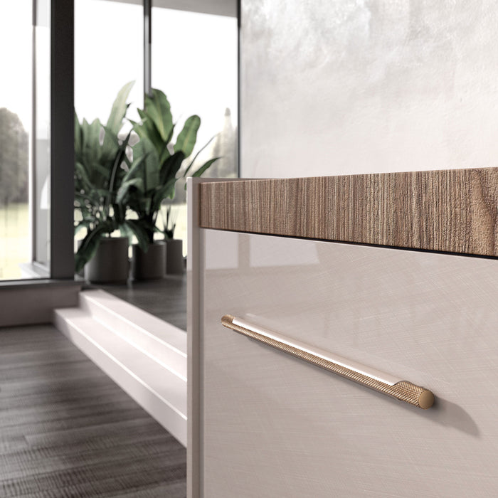 ESF Furniture - Nora 7 Piece Dining Table Set in High Gloss Lacquer - NORA-DT-7SET - GreatFurnitureDeal