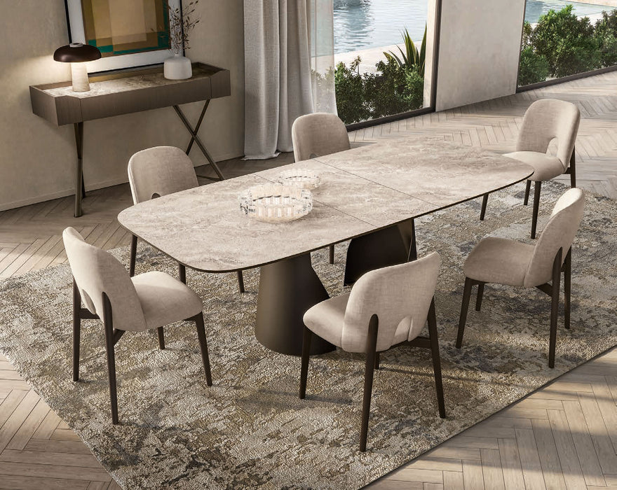 ESF Furniture - Petra 7 Piece Dining Table Set - PETRA-DINING-7SET