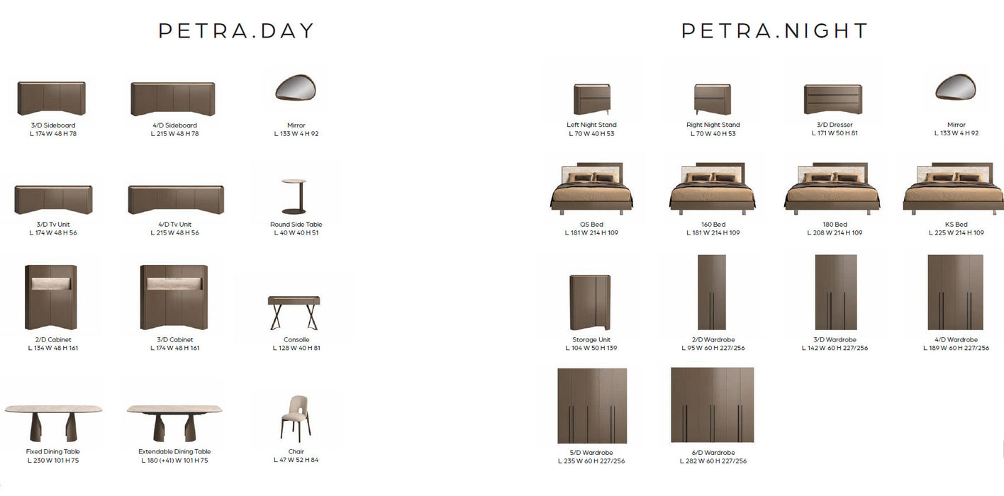 ESF Furniture - Petra 2 Door Cabinet - PETRA-CABINET