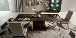 ESF Furniture - Volare 5 Piece Dining Room Set in Walnut - VOLARETABLE-5SET - GreatFurnitureDeal