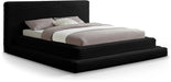 Meridian Furniture - Drew Black Corduroy Fabric Upholstered Full Bed (3 Boxes) - DrewBlack-F - GreatFurnitureDeal
