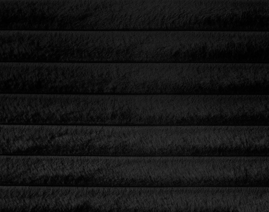 Meridian Furniture - Drew Black Corduroy Fabric Upholstered Full Bed (3 Boxes) - DrewBlack-F - GreatFurnitureDeal