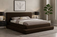 Meridian Furniture - Drew Brown Corduroy Fabric Upholstered Full Bed (3 Boxes) - DrewBrown-F - GreatFurnitureDeal