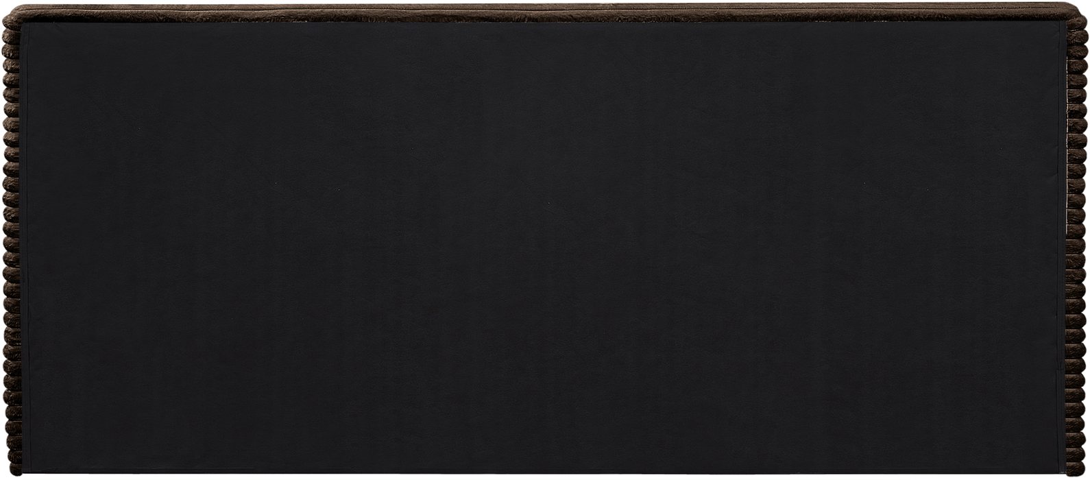Meridian Furniture - Drew Brown Corduroy Fabric Upholstered King Bed (3 Boxes) - DrewBrown-K - GreatFurnitureDeal