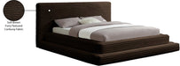 Meridian Furniture - Drew Brown Corduroy Fabric Upholstered King Bed (3 Boxes) - DrewBrown-K - GreatFurnitureDeal