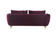European Furniture - Sipario Vita Modern Burgundy Sofa - EF-22561-S - GreatFurnitureDeal