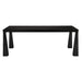 Noir Furniture - Luther Dining Table in Charcoal Black - EG-10CHB - GreatFurnitureDeal