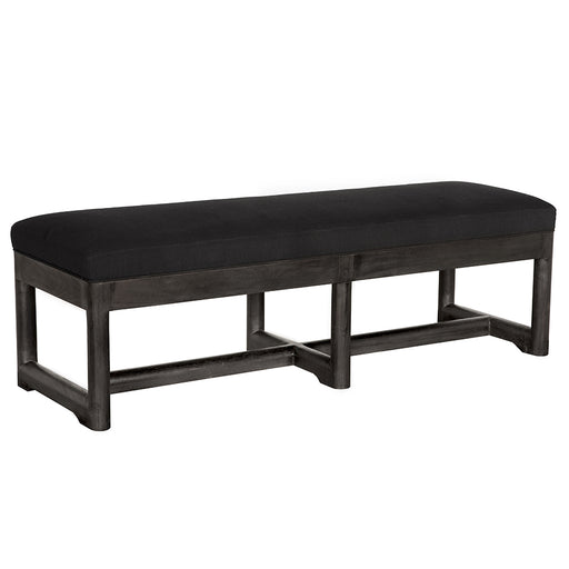 Noir Furniture - Charles Bench in Burnt Black - EG-14BB - GreatFurnitureDeal