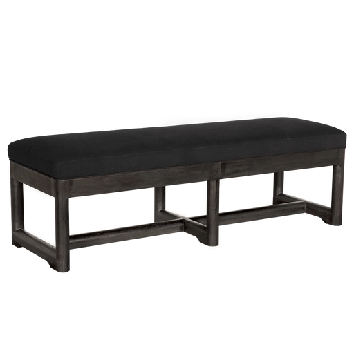 Noir Furniture - Charles Bench in Burnt Black - EG-14BB - GreatFurnitureDeal