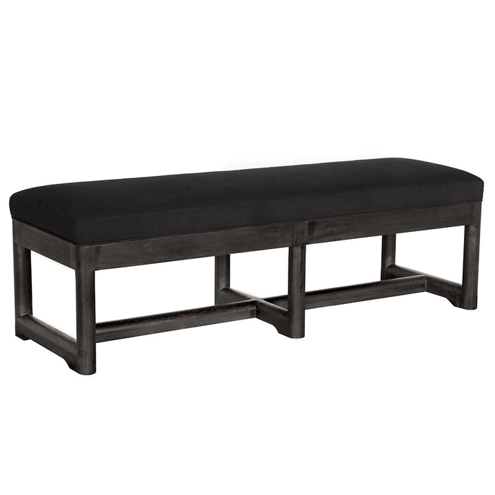 Noir Furniture - Charles Bench in Burnt Black - EG-14BB - GreatFurnitureDeal