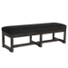 Noir Furniture - Charles Bench in Burnt Black - EG-14BB - GreatFurnitureDeal
