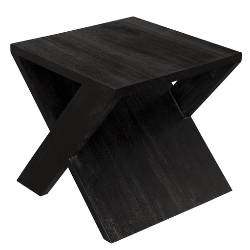 Noir Furniture - Dylan Side Table in Burnt Black - EG-16BB - GreatFurnitureDeal