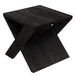 Noir Furniture - Dylan Side Table in Burnt Black - EG-16BB - GreatFurnitureDeal