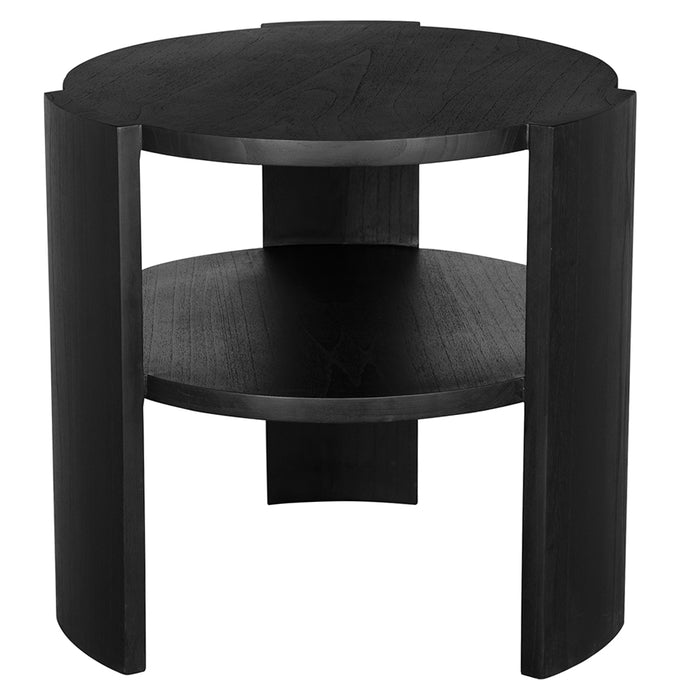 Noir Furniture - Arnold Side Table in Charcoal Black - EG-18CHB - GreatFurnitureDeal