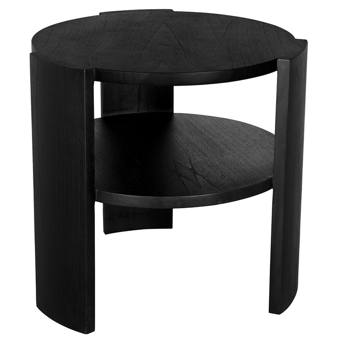 Noir Furniture - Arnold Side Table in Charcoal Black - EG-18CHB - GreatFurnitureDeal