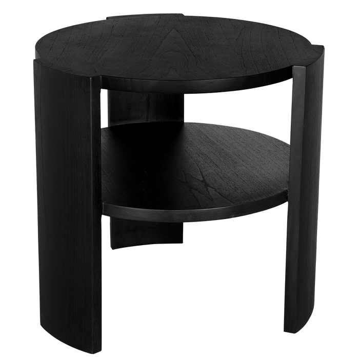 Noir Furniture - Arnold Side Table in Charcoal Black - EG-18CHB - GreatFurnitureDeal
