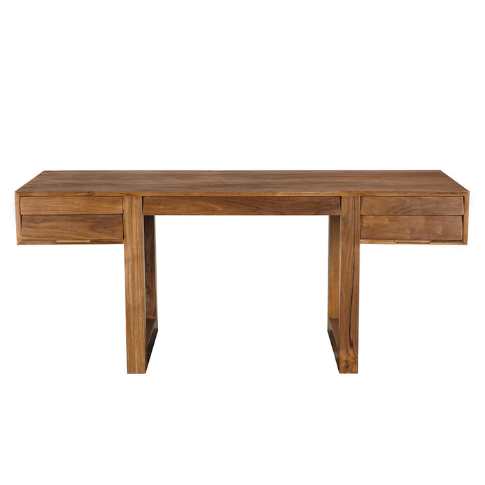 Noir Furniture - Newton Desk in Teak - EG-19T - GreatFurnitureDeal