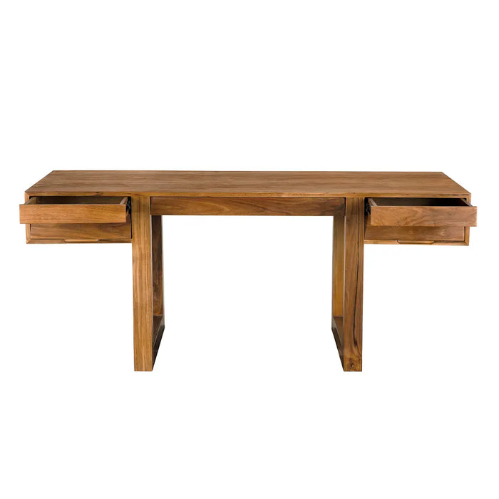 Noir Furniture - Newton Desk in Teak - EG-19T - GreatFurnitureDeal