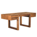 Noir Furniture - Newton Desk in Teak - EG-19T - GreatFurnitureDeal