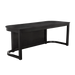 Noir Furniture - Sorento Desk in Charcoal Black - EG-24CHB - GreatFurnitureDeal