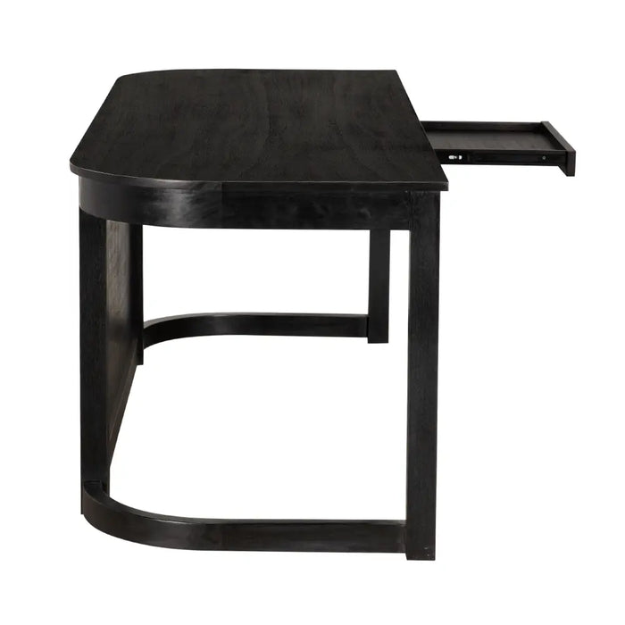 Noir Furniture - Sorento Desk in Charcoal Black - EG-24CHB - GreatFurnitureDeal