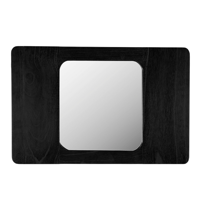 Noir Furniture - Franklin Mirror, B in Charcoal Black - EG-27CHB - GreatFurnitureDeal