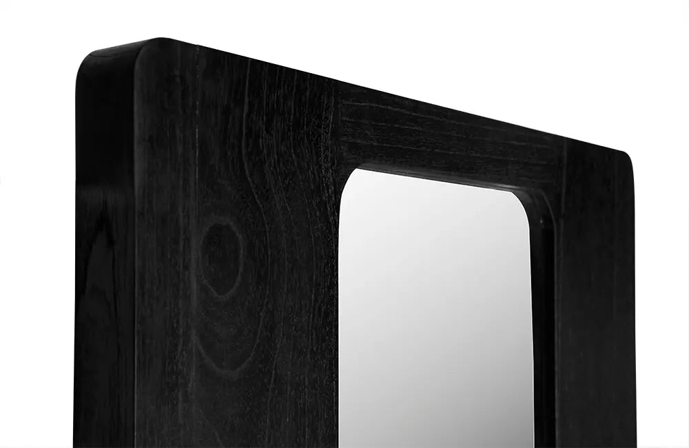 Noir Furniture - Franklin Mirror, B in Charcoal Black - EG-27CHB - GreatFurnitureDeal