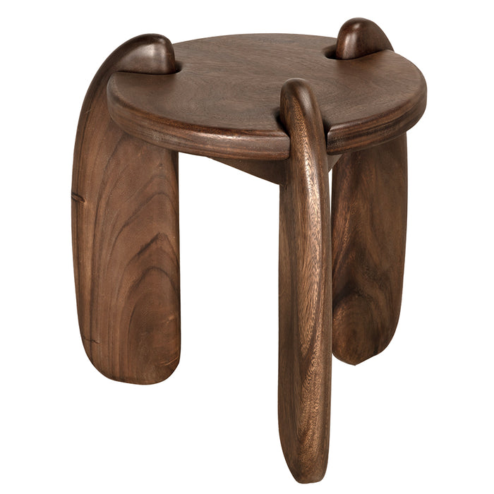 Noir Furniture - Mahatma Side Table in Teak - EG-30 - GreatFurnitureDeal
