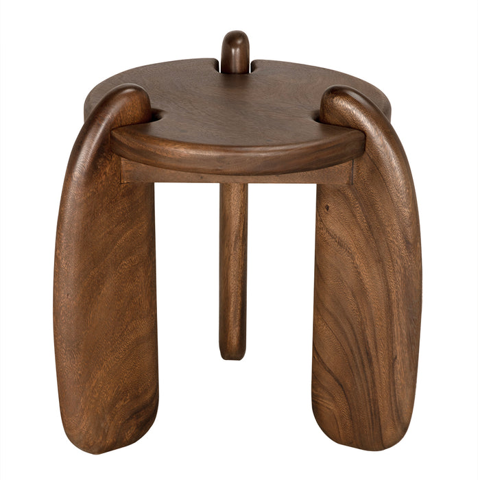 Noir Furniture - Mahatma Side Table in Teak - EG-30 - GreatFurnitureDeal