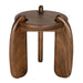 Noir Furniture - Mahatma Side Table in Teak - EG-30 - GreatFurnitureDeal
