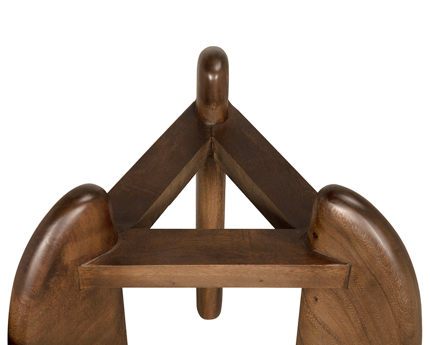 Noir Furniture - Mahatma Side Table in Teak - EG-30 - GreatFurnitureDeal