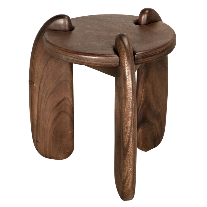 Noir Furniture - Mahatma Side Table in Teak - EG-30 - GreatFurnitureDeal