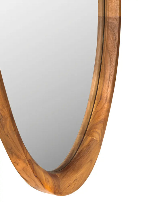 Noir Furniture - Chloe Mirror in Teak - EG-32T - GreatFurnitureDeal