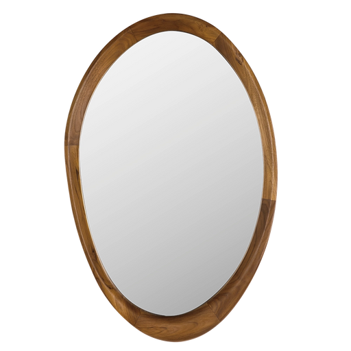 Noir Furniture - Chloe Mirror in Teak - EG-32T - GreatFurnitureDeal